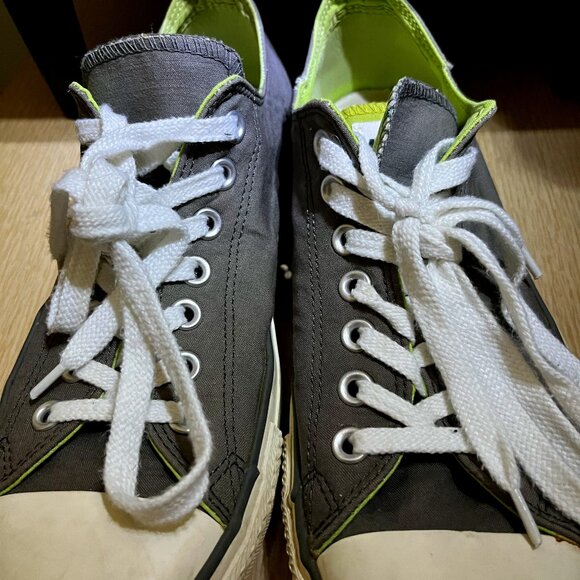 EUC CTAS Converse OX Low Double Tongue KICKS (9M/11W) 508562F - Picture 2 of 7